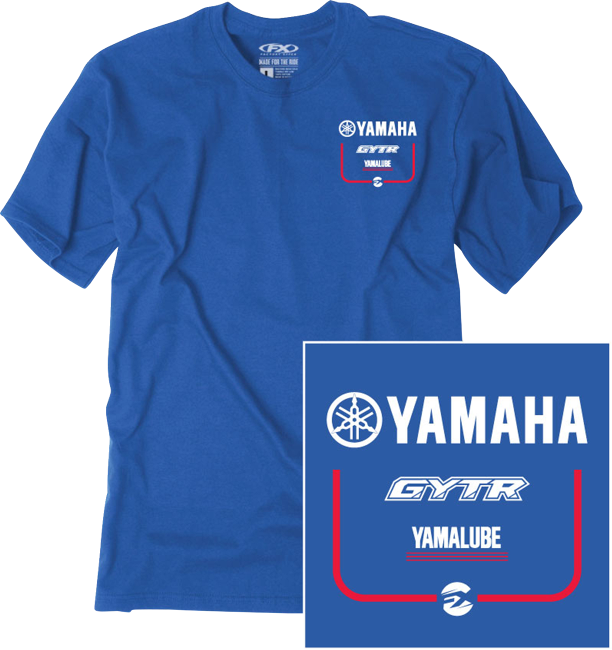 FACTORY EFFEX Yamaha Upshift T-Shirt - Royal - 2XL 29-87238