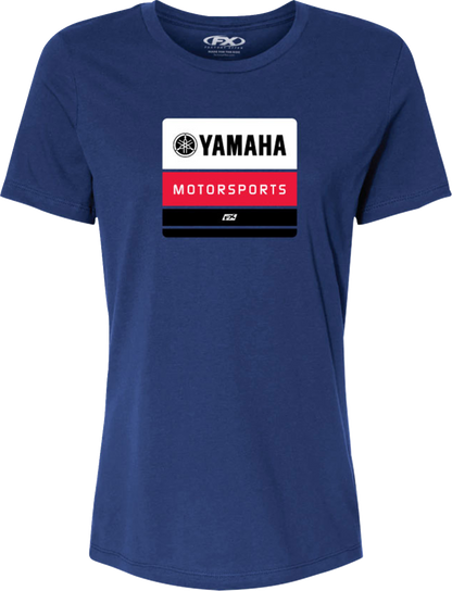 FACTORY EFFEX Women's Yamaha Phase T-Shirt - Navy - Large 29-87244