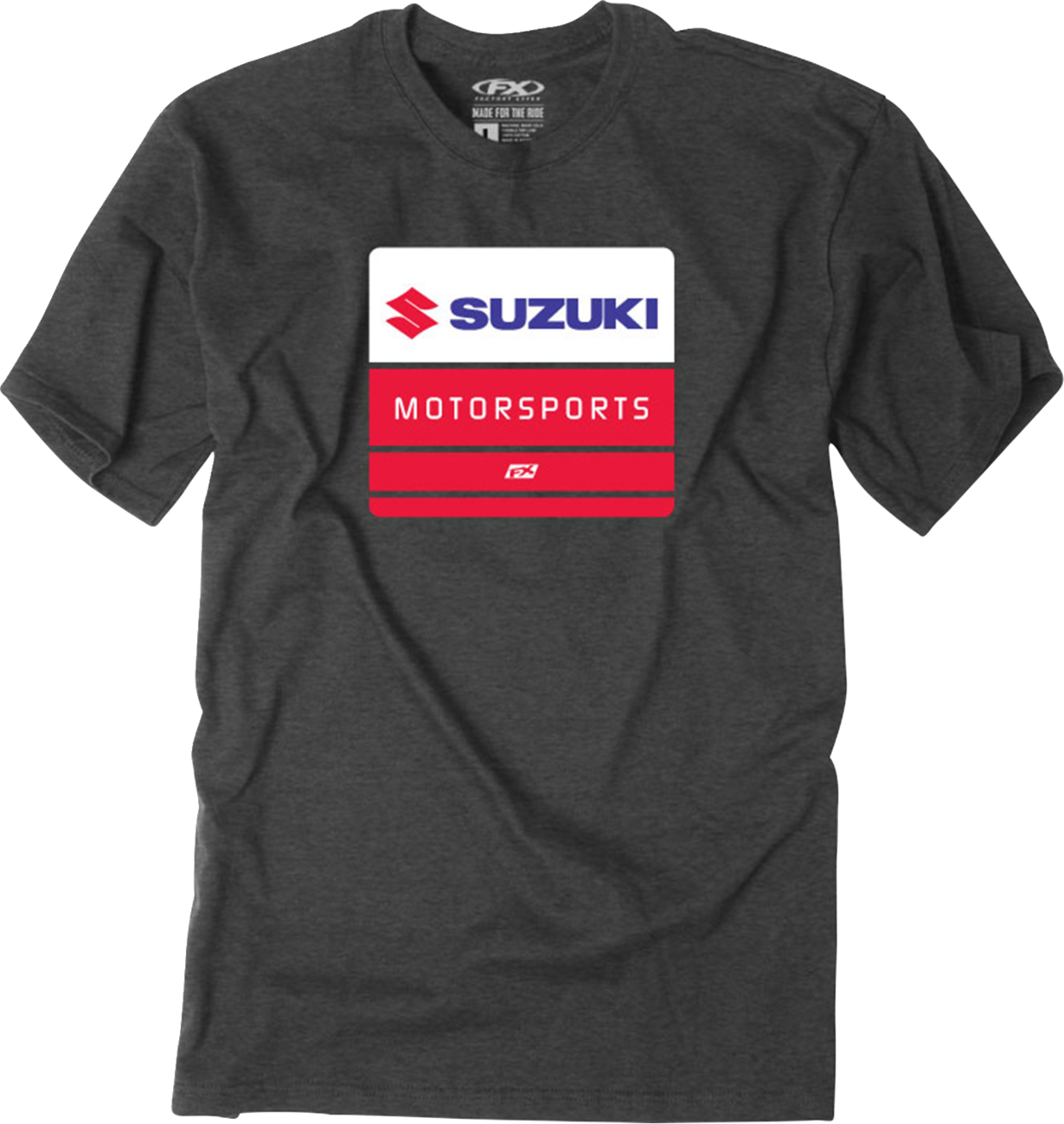 FACTORY EFFEX Youth Suzuki Phase T-Shirt - Heather Charcoal - Large 29-83404