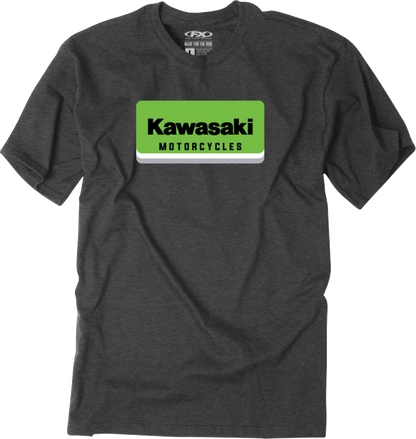 FACTORY EFFEX Kawasaki Nova T-Shirt - Heather Charcoal - Large 29-87114