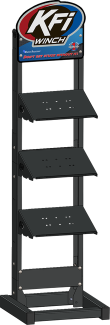 KFI PRODUCTS Freestanding Display - Holds 5 Winches 110400