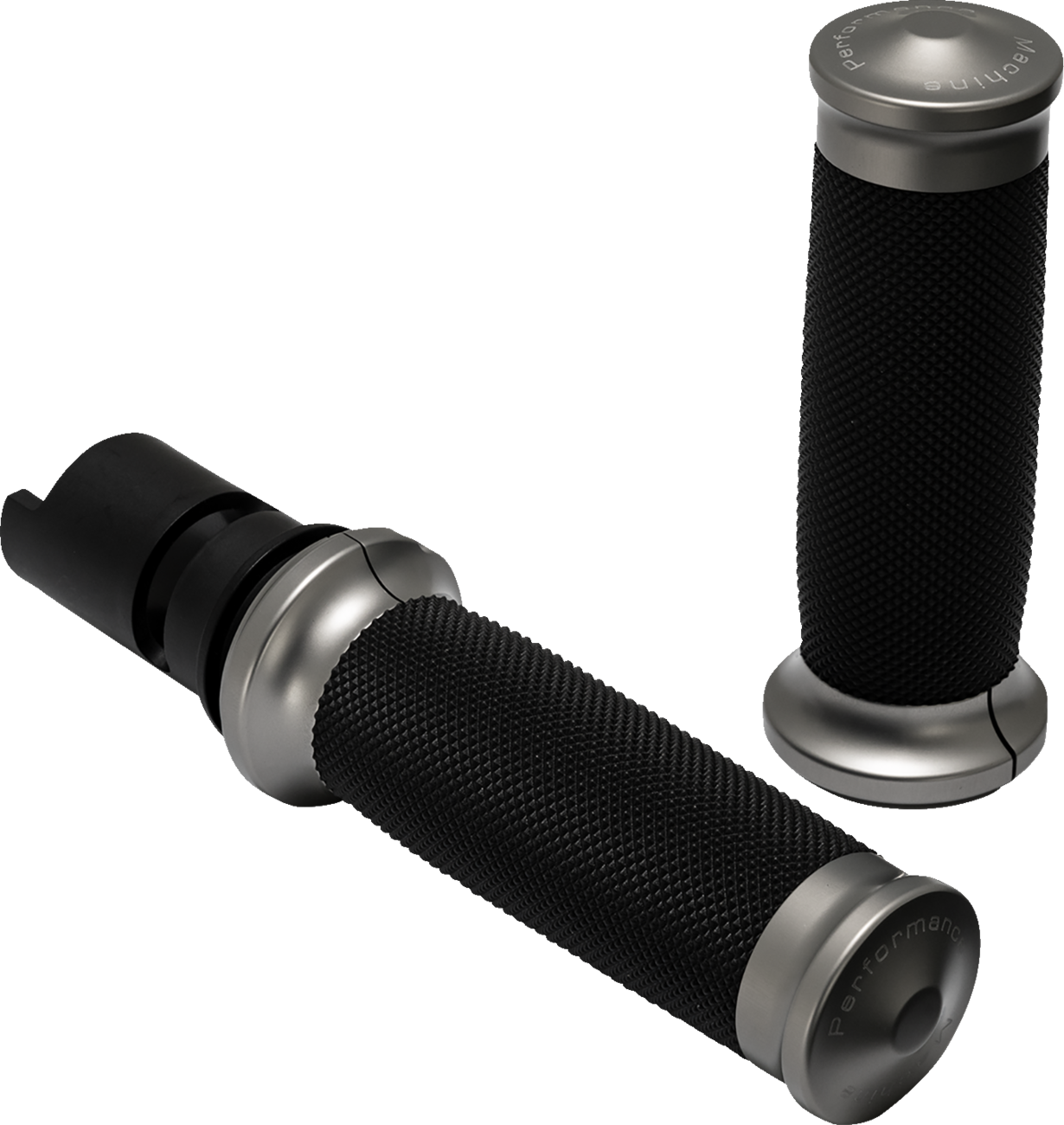 PERFORMANCE MACHINE (PM) Contour Color Grips - '24+ Harley-Davidson - Gunmetal Gray 0063-2105M-GU