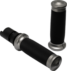 PERFORMANCE MACHINE (PM) Contour Color Grips - '24+ Harley-Davidson - Gunmetal Gray 0063-2105M-GU