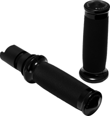 PERFORMANCE MACHINE (PM) Contour Color Grips - '24+ Harley-Davidson - Black 0063-2105M-B