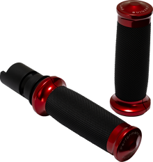 PERFORMANCE MACHINE (PM) Contour Color Grips - '24+ Harley-Davidson - Red 0063-2105M-R