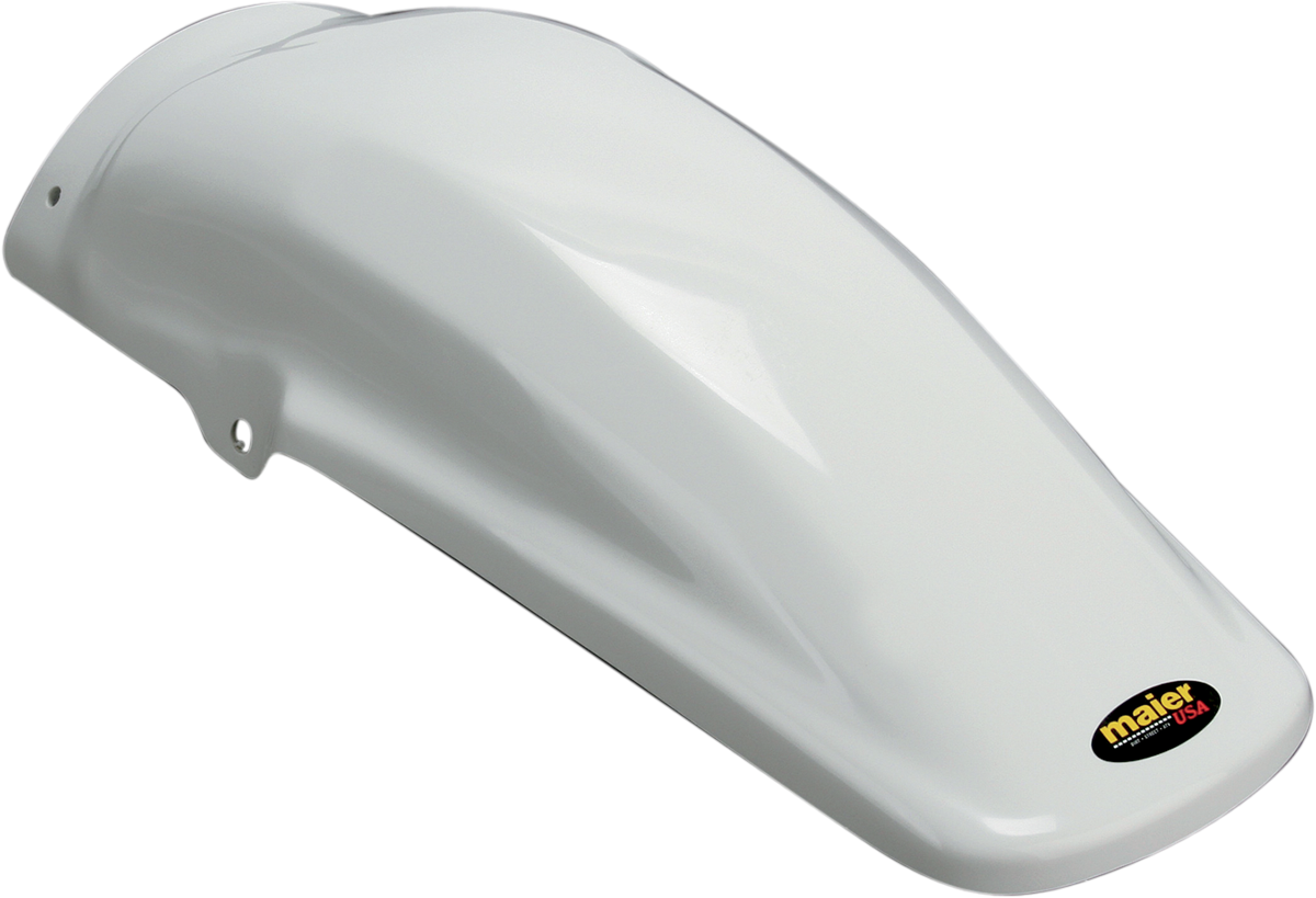 MAIER MX Style Rear Fender - White - Honda 123051
