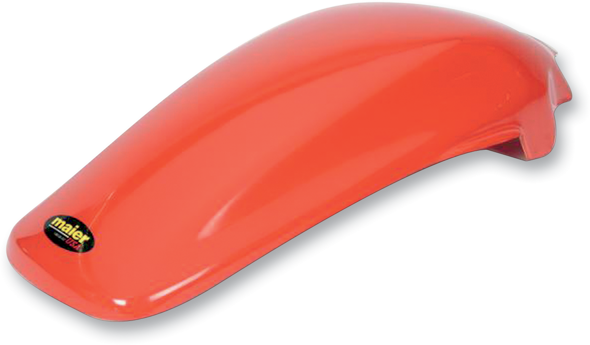 MAIER Replacement Rear Fender - Orange - Honda - CR '85-'90 124627