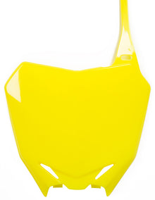 Front Number Plate Fluorescent Yellow