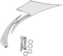 DRAG SPECIALTIES Mirror - Lance - Side View - Diamond - Chrome - Each 76504