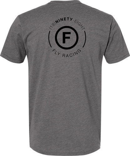 Fly Atom Tee Gunmetal Heather 2x