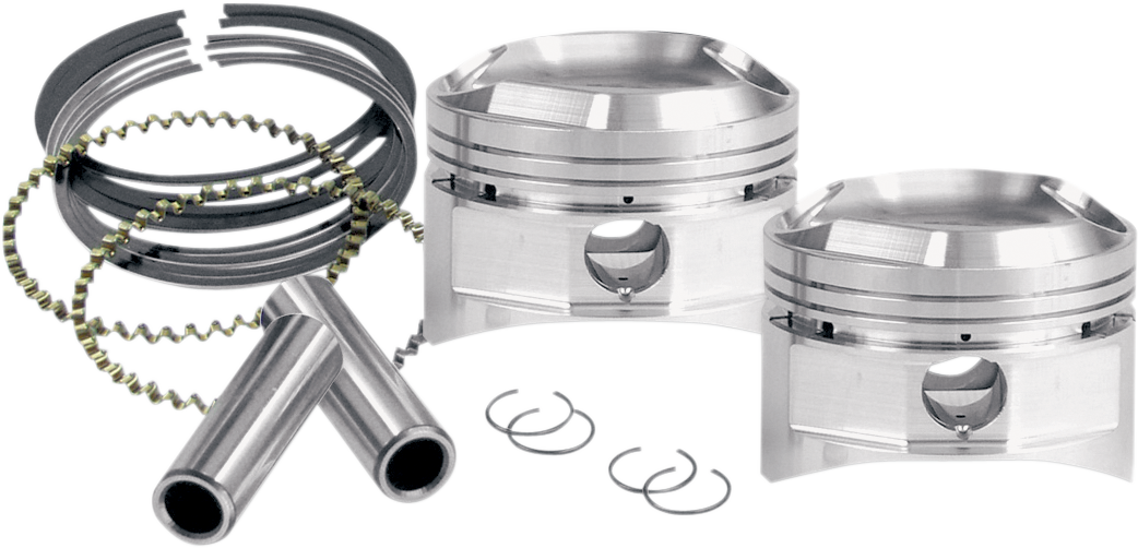 S&S CYCLE Piston Kit - For 88"/93"/96" Super Stock® Heads - 3.625" - Standard 92-1060