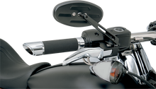 DRAG SPECIALTIES Mirror - Stealth II - Side View - Oval - Black 06400286SC-3N