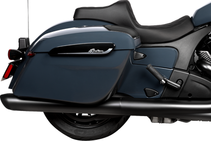 DRAG SPECIALTIES SEATS Predator III 2-Up Seat - Vinyl/Solar Leather - Double Diamond - Chieftain '25/Challenger '20-'25 4720F
