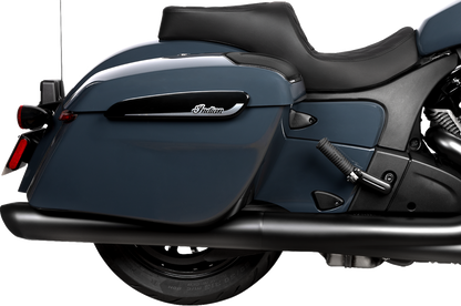 DRAG SPECIALTIES SEATS Freedom Seat - Vinyl - Double Diamond Black Stitch - Challenger '20-'25/Chieftain '25 4722B