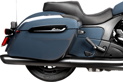 DRAG SPECIALTIES SEATS Freedom Seat - Vinyl/Solar Leather - Double Diamond Black Stitch - Challenger '20-'25/Chieftain '25 4755F