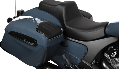DRAG SPECIALTIES SEATS Predator III 2-Up Seat - Vinyl/Solar Leather - Smooth - Chieftain '25/Challenger '20-'25 4720E
