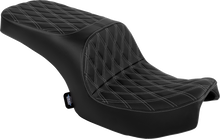 DRAG SPECIALTIES SEATS Freedom Seat - Vinyl - Double Diamond Silver Stitch - Challenger '20-'25/Chieftain '25 4722C