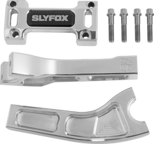 SLYFOX Handlebar Riser Kit - Pullback - 1-1/8" Clamping - 6" Rise - Raw SF-1004-06-R