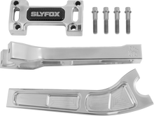 SLYFOX Handlebar Riser Kit - Pullback - 1-1/8" Clamping - 8" Rise - Raw SF-1004-08-R