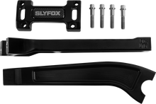 SLYFOX Handlebar Riser Kit - Pullback - 1-1/8" Clamping - 10" Rise - Raw SF-1004-10-R