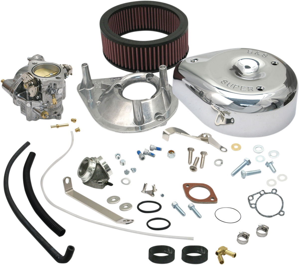 S&S CYCLE Super E Carburetor Kit with Manifold - Sportster 11-0404