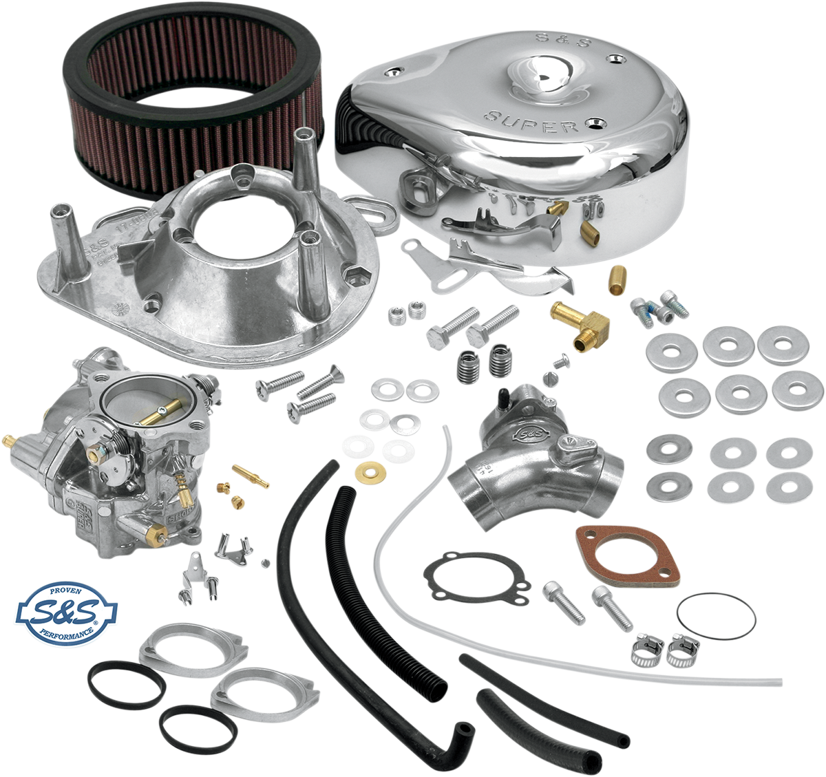 S&S CYCLE Super G Carburetor Kit - Evolution Big Twin 11-0427
