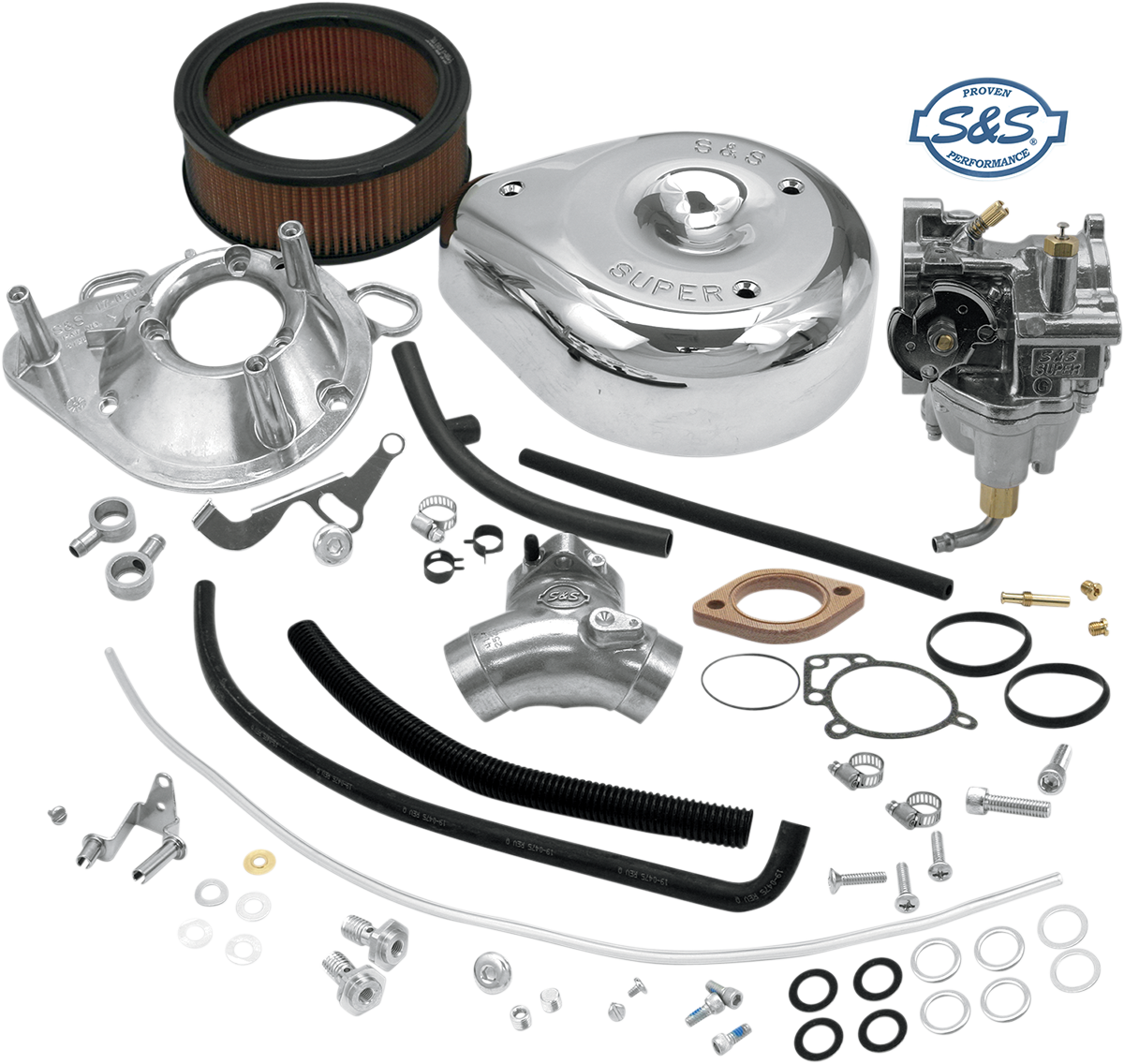 S&S CYCLE Super G Carburetor Kit - Evolution Big Twin 11-0434