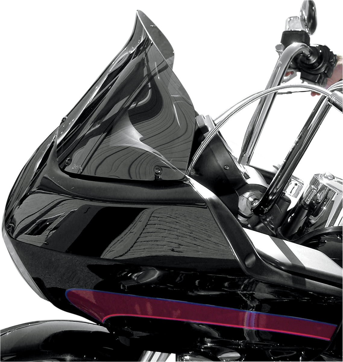 WIND VEST Windshield - 8" - Dark Smoke - FLTR 62-8040