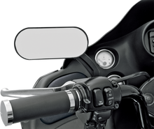 DRAG SPECIALTIES Mirror - Side View - Oval - Black/Matte - Each 0640-0488