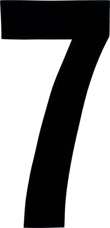 #7 7" Black Extreme Digits 3/Pk