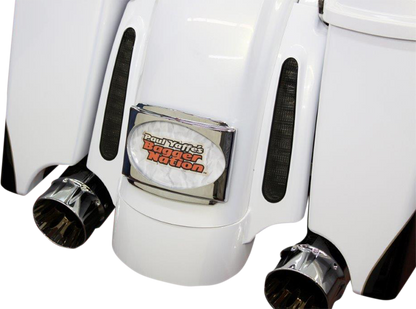 PAUL YAFFE BAGGER NATION License Plate Frame - CVO - Chrome PYO:USLP3-C