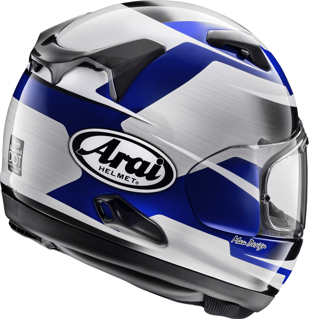ARAI HELMETS Quantum-X Helmet - Steel - Blue - Large 0101-18125