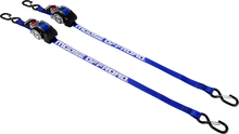 MOOSE OFFROAD Tie Down - Retractable Ratchet - 1" x 10' - Blue 3920-0552
