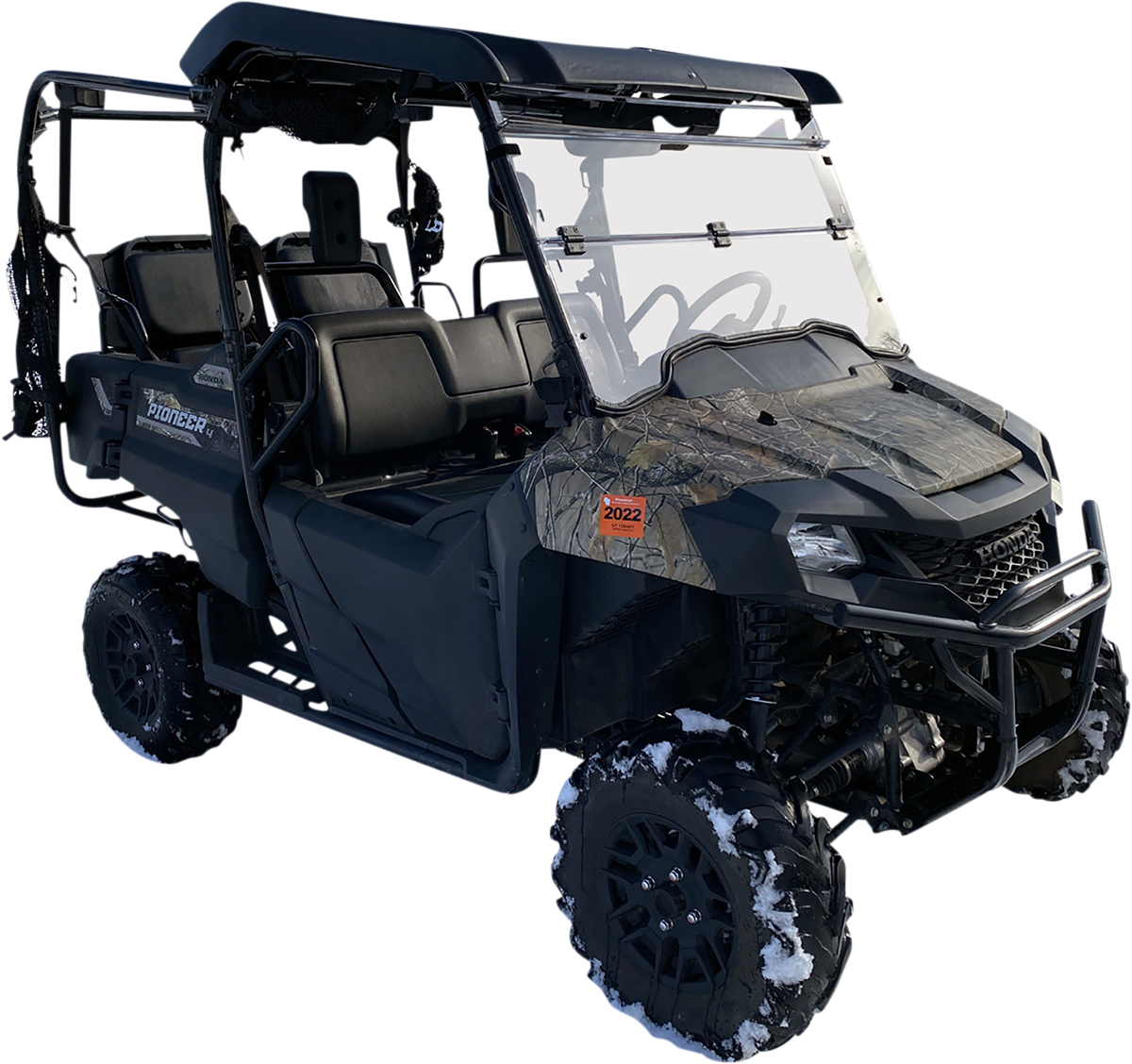 MOOSE OFFROAD Full Folding Windshield - Deluxe - Pioneer 700 V000347-12200M