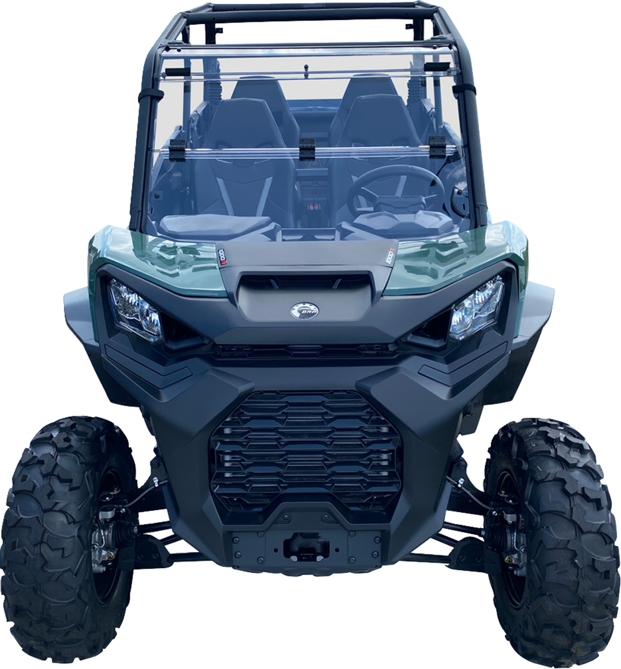 MOOSE OFFROAD Full Folding Windshield - Deluxe - Can-Am V000348-12200M