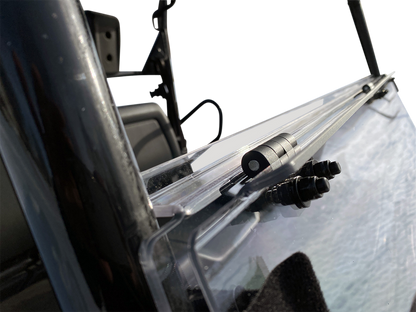 MOOSE OFFROAD Full Folding Windshield - Deluxe - Pioneer 700 V000347-12200M