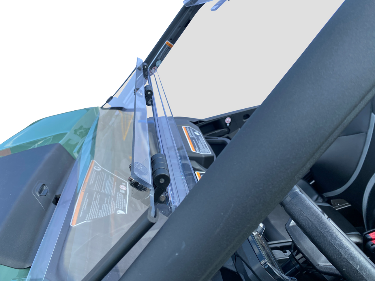 MOOSE OFFROAD Full Folding Windshield - Deluxe - Can-Am V000348-12200M