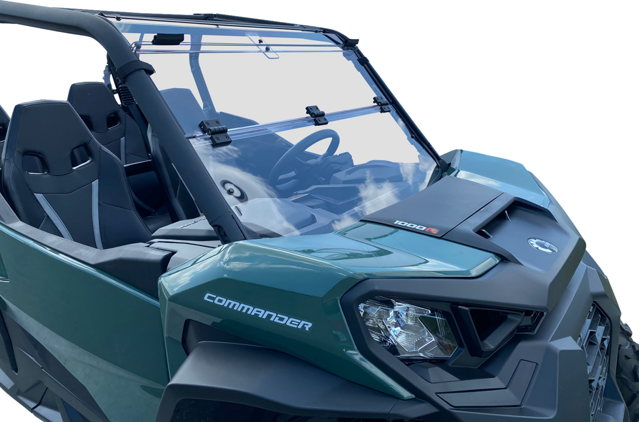 MOOSE OFFROAD Full Folding Windshield - Deluxe - Can-Am V000348-12200M