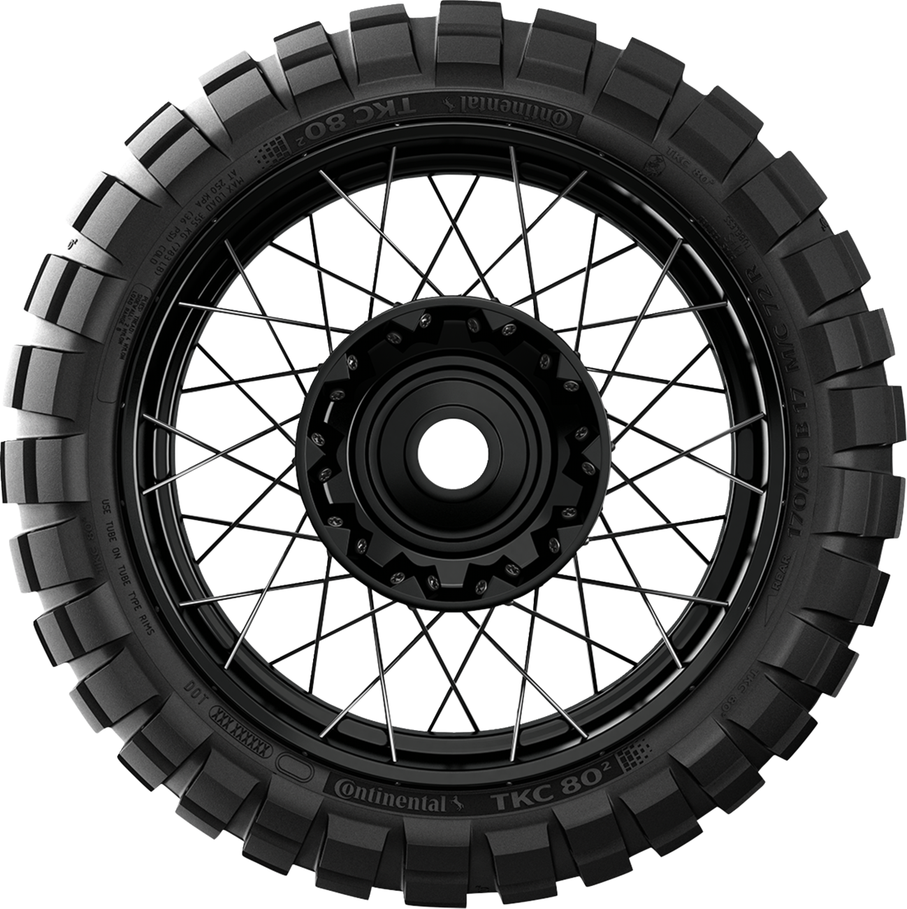 CONTINENTAL Tire - TKC 80² - Front - 110/80B19 - 59R 02405980000