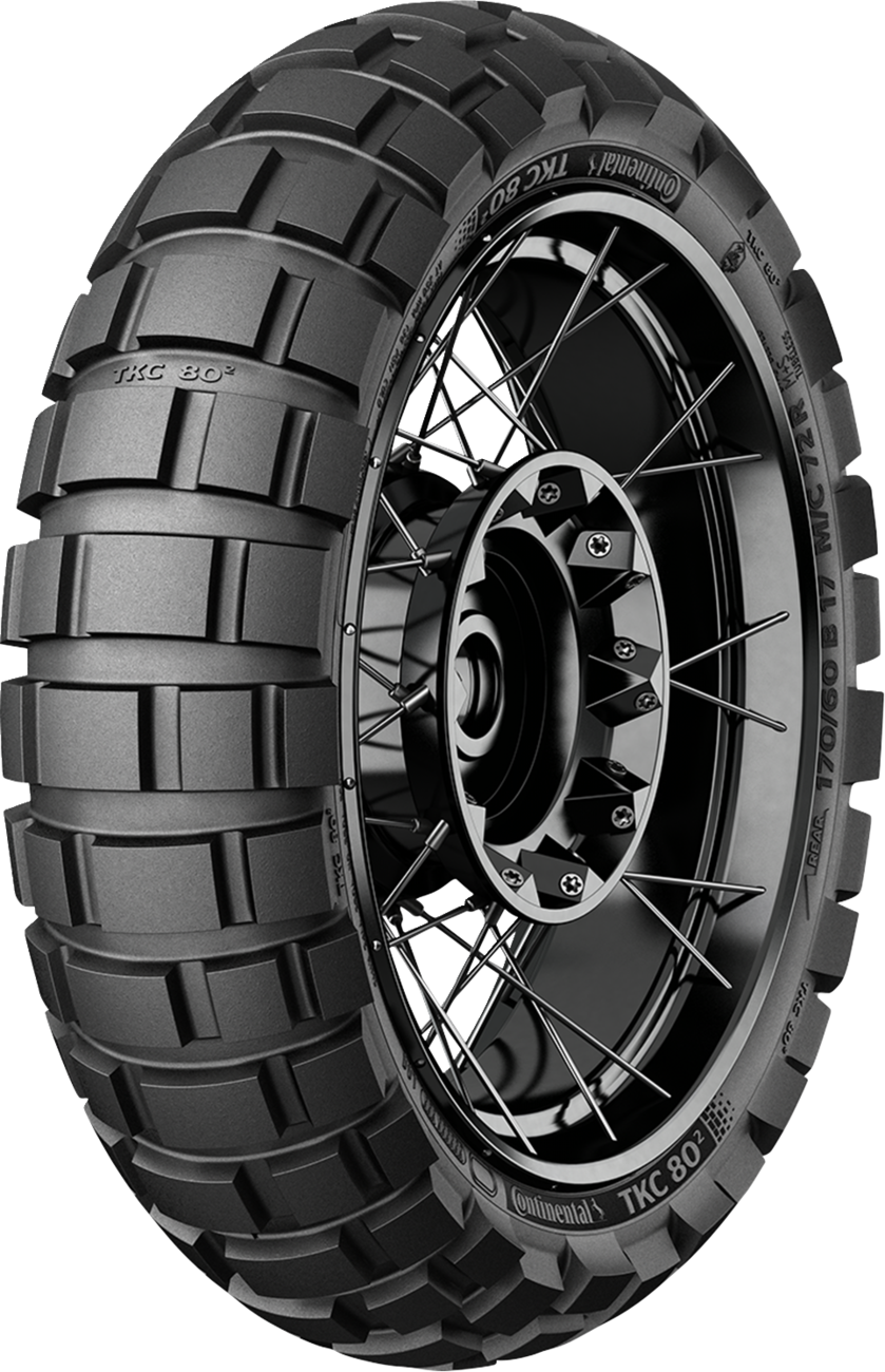 CONTINENTAL Tire - TKC 80² - Rear - 120/90-18 - 65R 02405770000