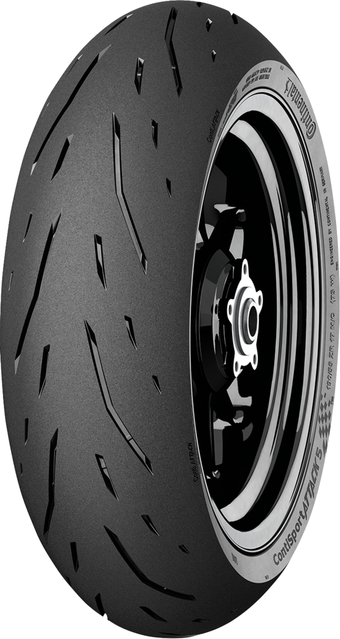 CONTINENTAL Tire - ContiSportAttack 5 - Rear - 190/55ZR17 - (75W) 02447710000