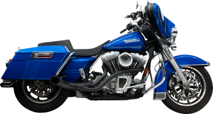 TRASK 2-into-1 Up Yours Exhaust System - Twin Cam - Black TM-5740BK