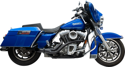 TRASK 2-into-1 BMF Exhaust System - Twin Cam - Black TM-5745BK