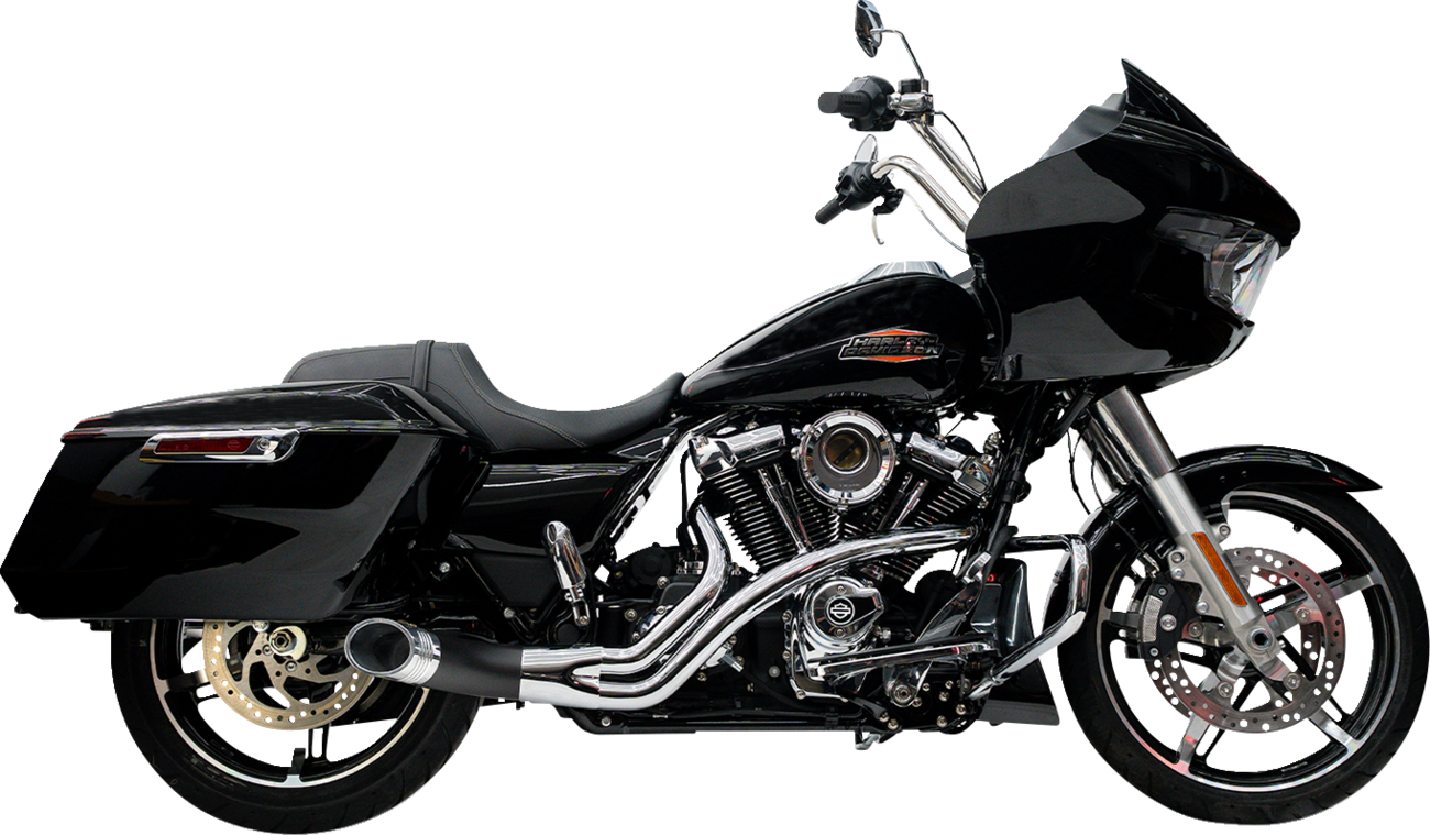TRASK 2-into-1 Up Yours Exhaust System - M8 - Chrome TM-5760CH