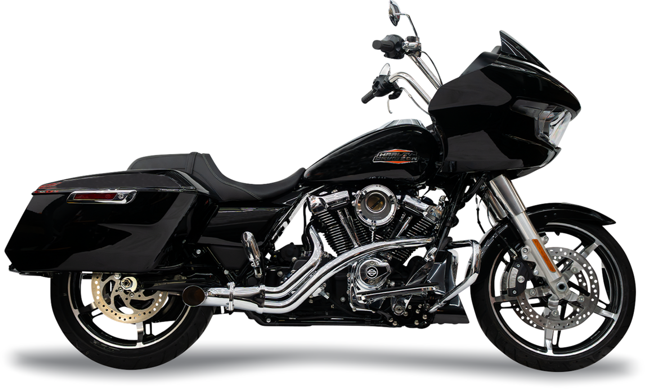 TRASK 2-into-1 BMF Exhaust System - M8 - Chrome TM-5765CH