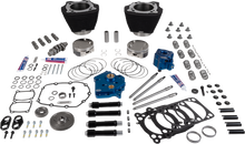 S&S CYCLE 129" Power Package - HPT496 - Gear Drive - Oil Cooled - Black w/o Highlights - 107" M8 310-1397
