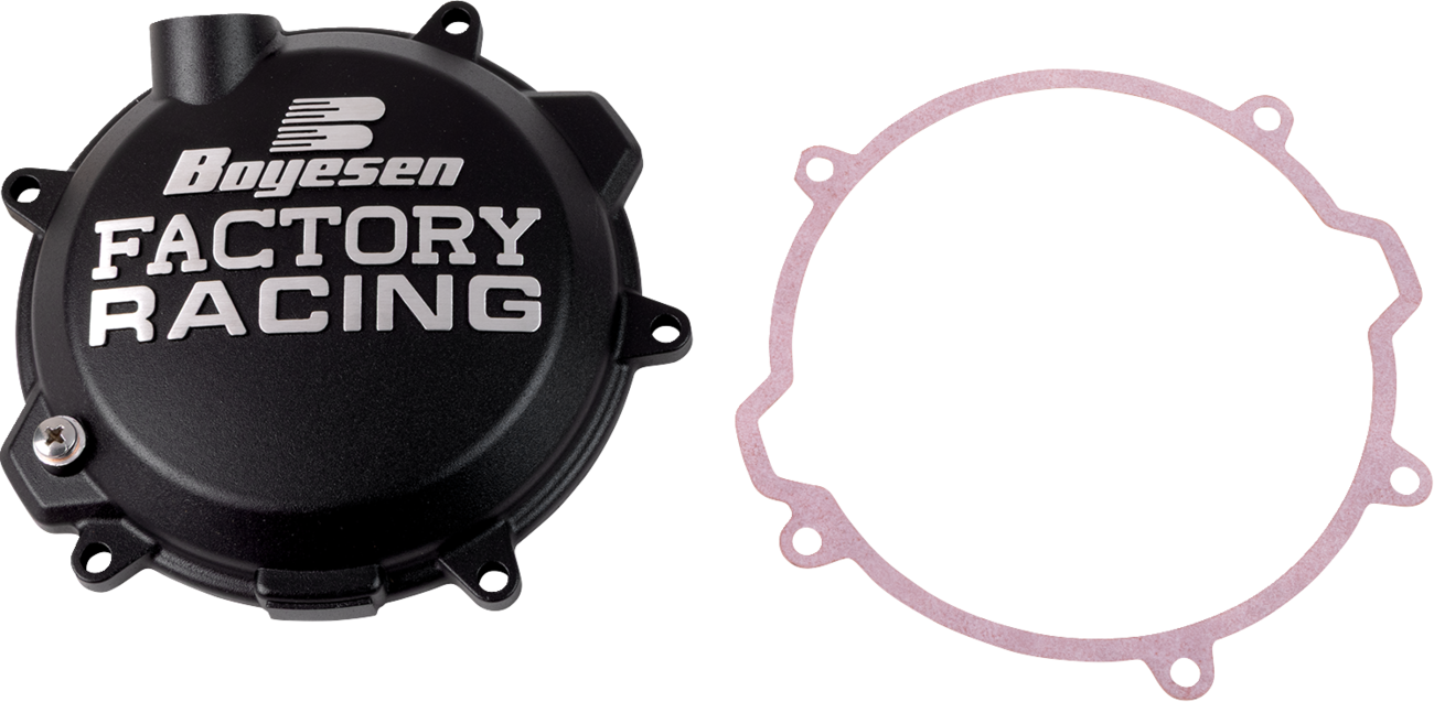 BOYESEN Clutch Cover - Black - KTM/Husqvarna CC-41CB
