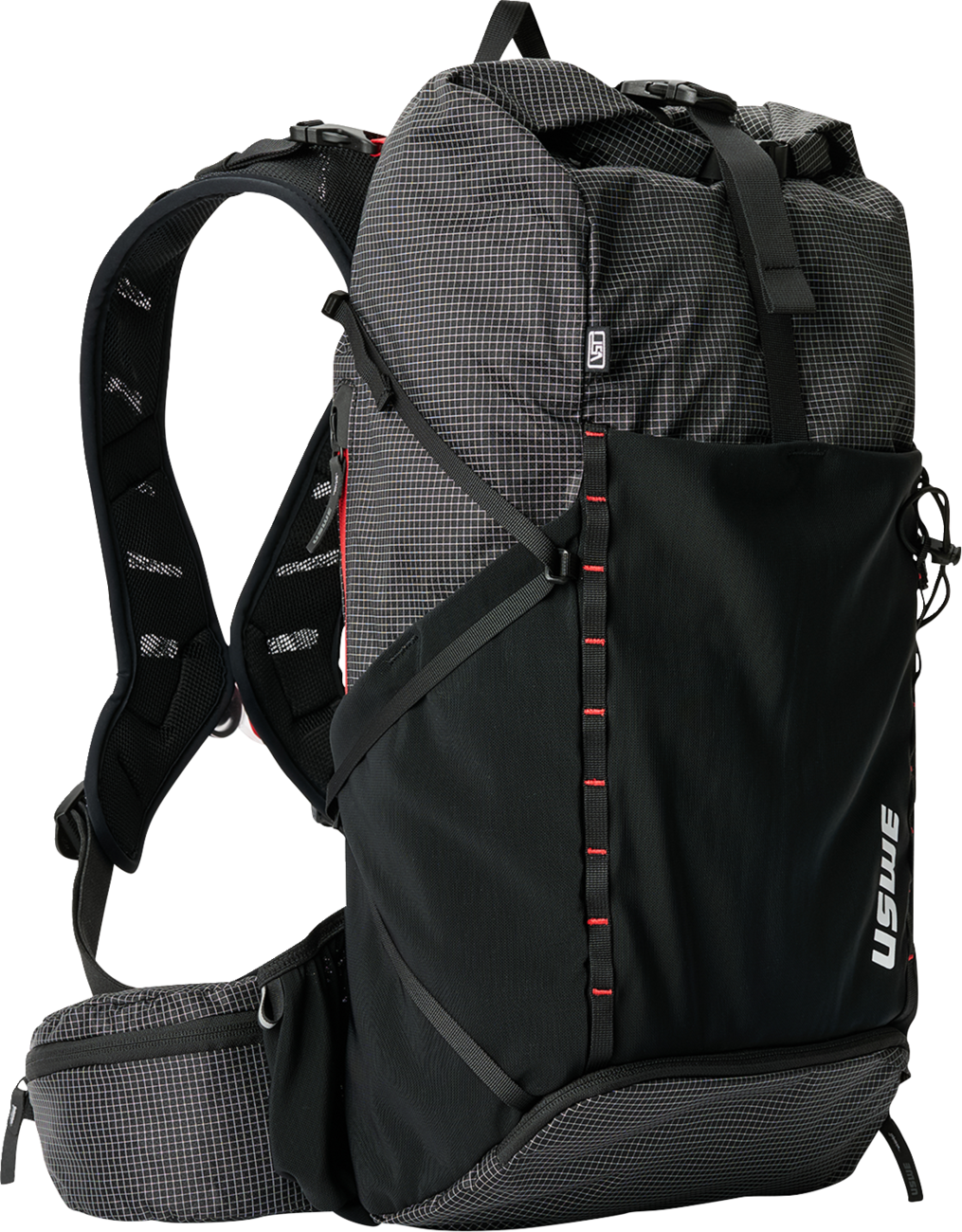 USWE Daypack - Rolltop - 18 Liter - Black 5218081001