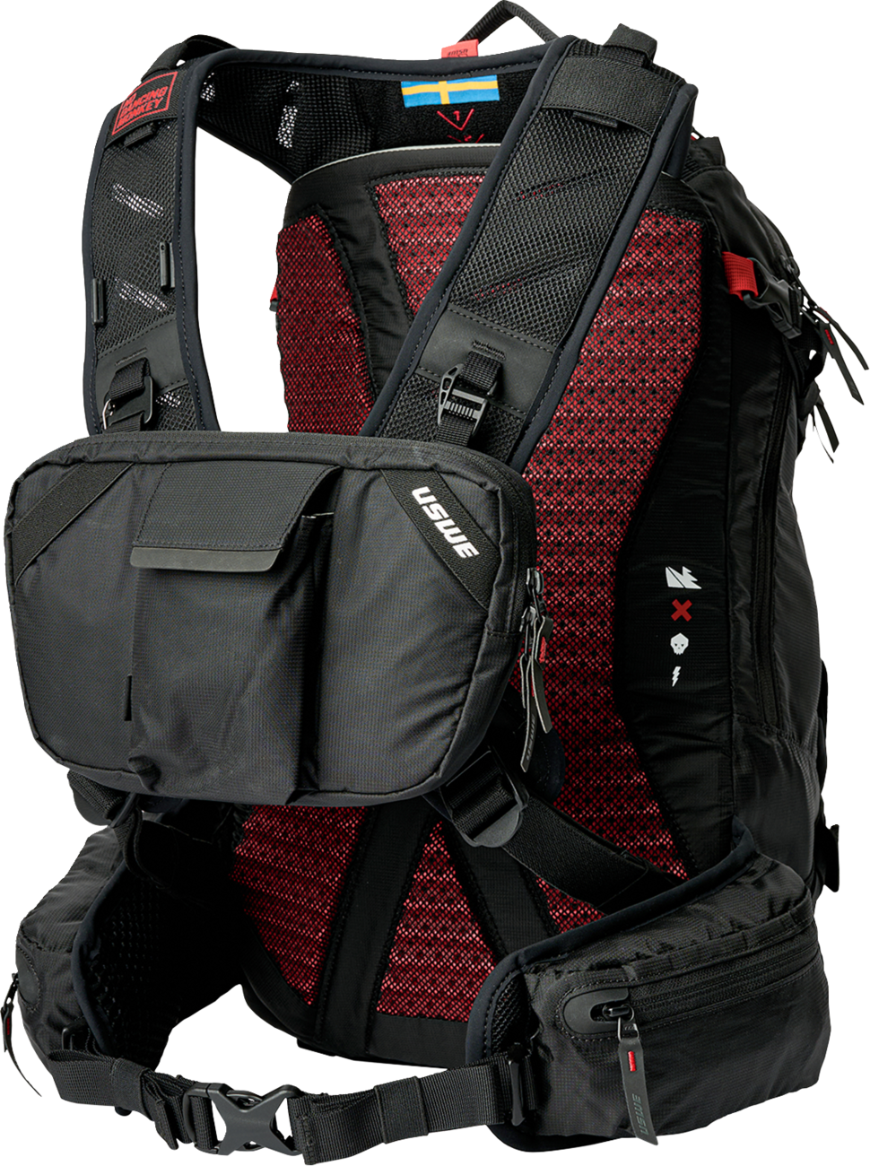 USWE Detachable Daypack Chest Pocket - Black 5101205901