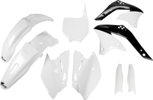 UFO Body Kit - White/Black - Kawasaki - KX '06 KAKIT205F@047